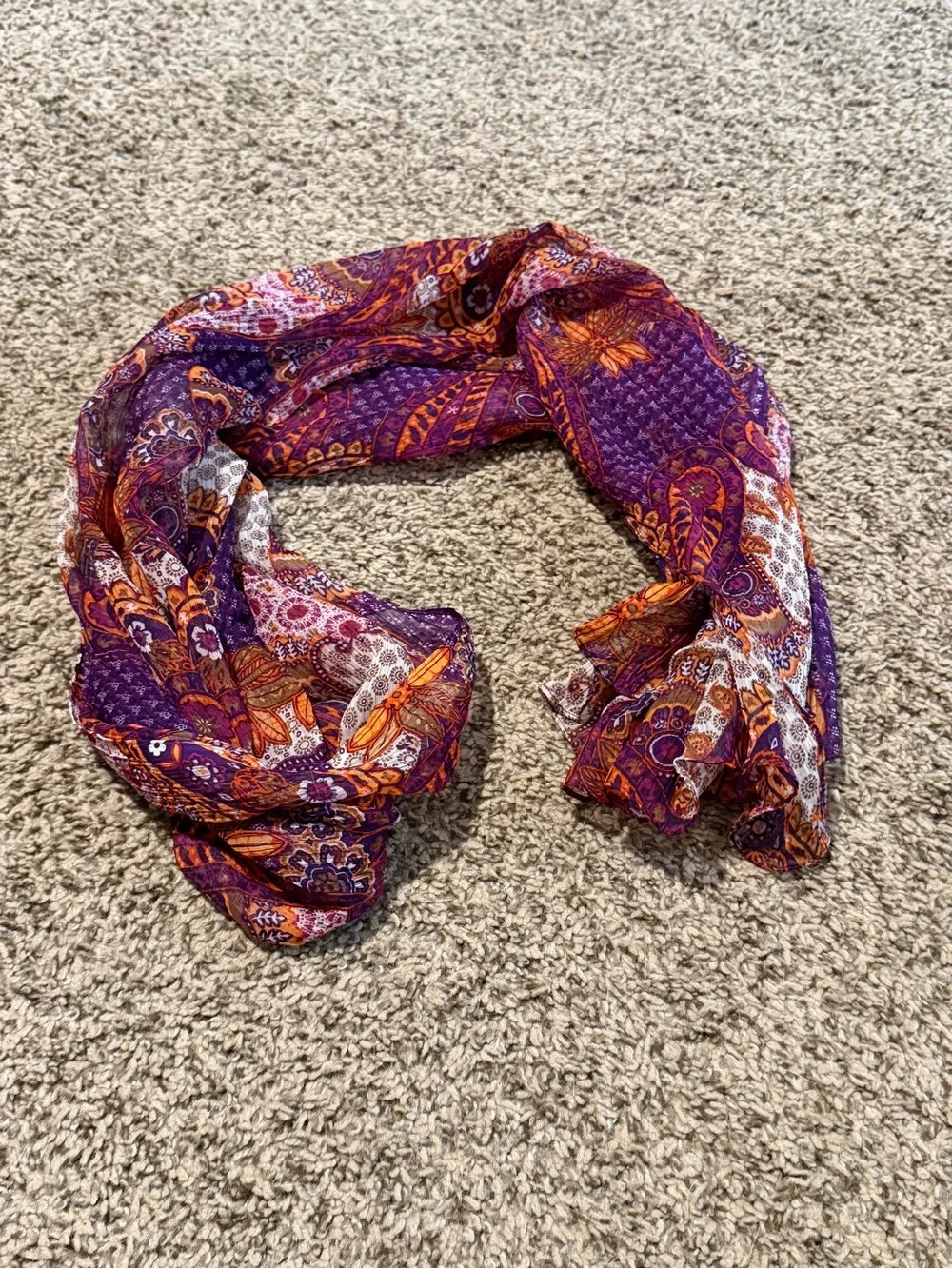 Set of 3 Scarves- Women's Purple Scarves